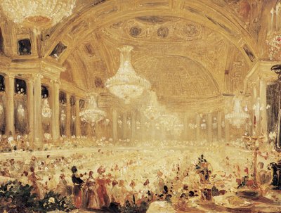 Cena en las Tullerías de Eugene Emmanuel Viollet le Duc